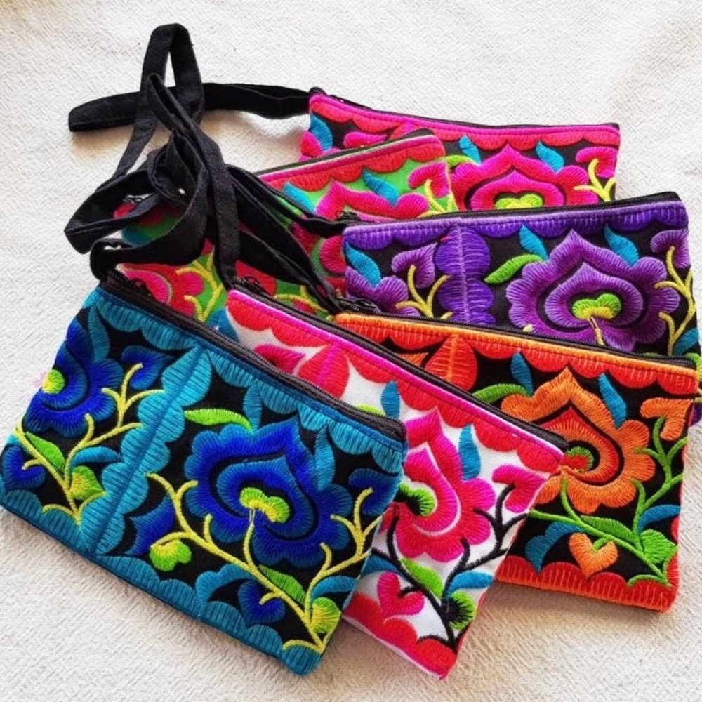 Handmade Thai Coin Wristlets